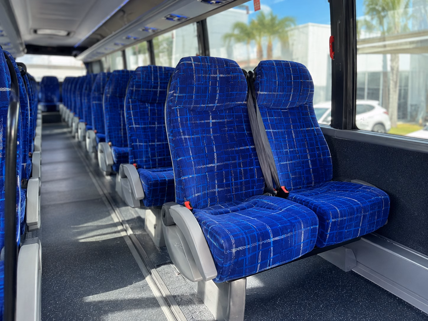 bradenton charter bus rental interior