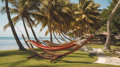 the hammocks